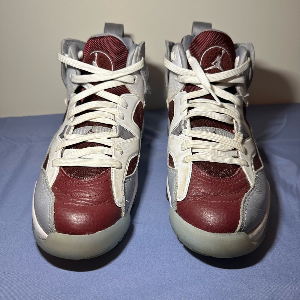 Jordan Jumpman Two Trey  in Maroon and Gray